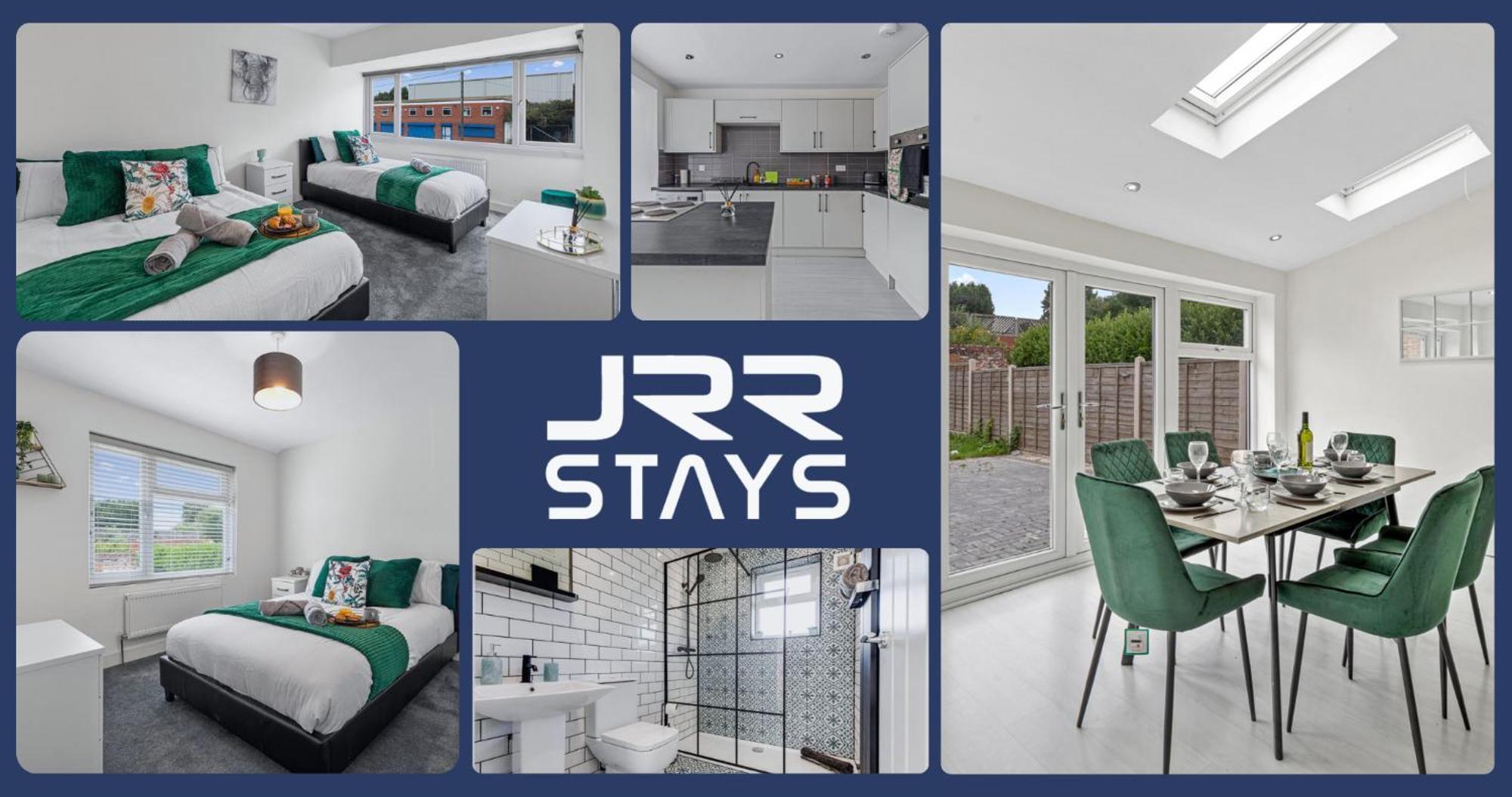 Tipton 3 Bedroom House Garden Sleeps 7 - Jrr Stays Coseley ภายนอก รูปภาพ
